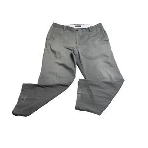 Dockers Pants Adult 38x29 Gray‎ Flat Front Straight Leg Trouser Casual Mens